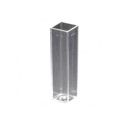 Globe Scientific Plastic Cuvette, Disposable, Fluorimeter, 500/PK 248966GL